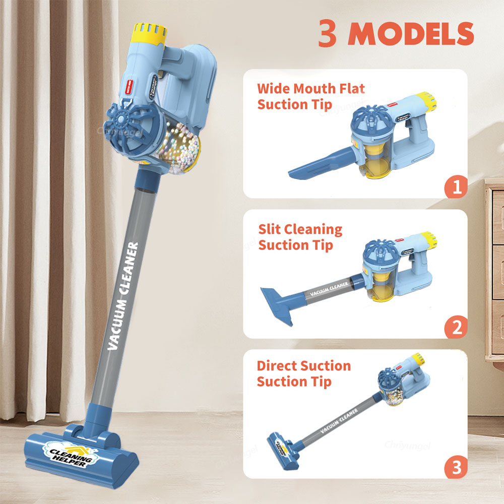 Kinder-Staubsauger-Spielzeug, realistisches Rollenspiel für Kleinkinder, um Reinigung, Housekeeping, Lernspielzeug für Jungen und Mädchen zu lernen, Geschenke