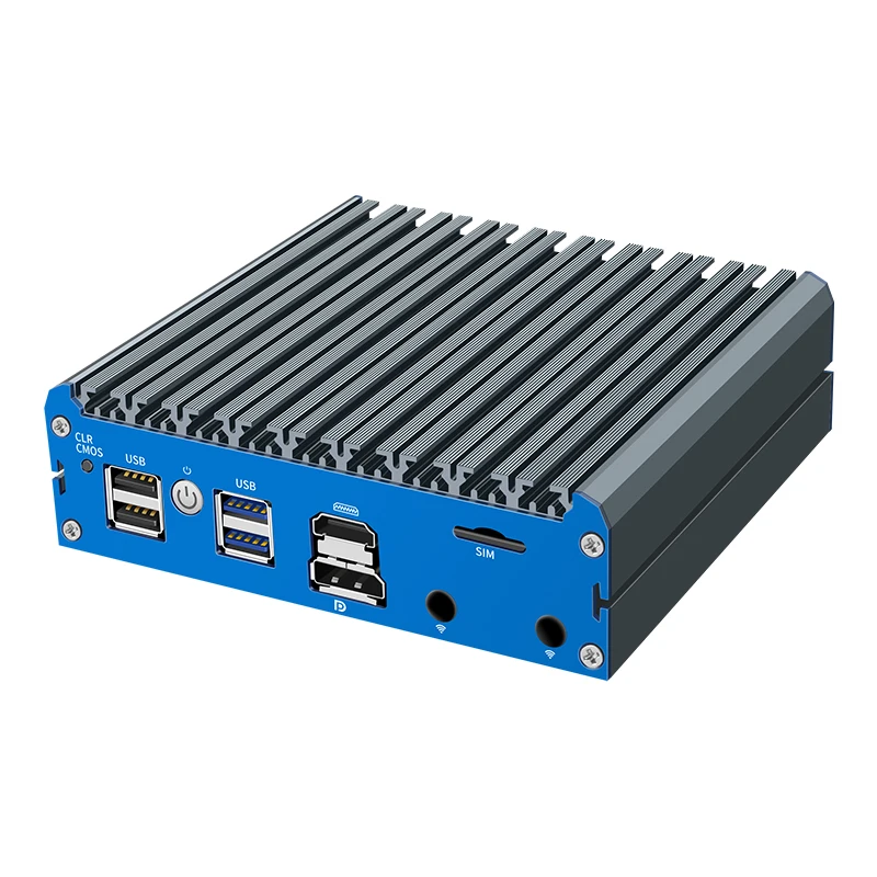N100 Intel Celeron N6000 J6412 N4000 Fanless Mini PC 4*I226-V 2.5G LAN 1COM DP HDMI pfSense Soft Router Pokect Computer  Win11