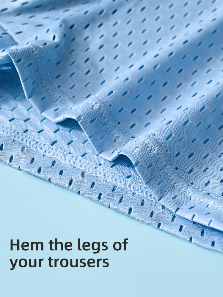 4 szt. Lodowy jedwab męskie bokserki Plus rozmiar fajna oddychająca bielizna Slim Fit seksowna siateczkowa bielizna hurtownia majtek 5001