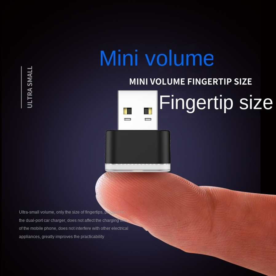 Mini USB Đèn LED USB Đèn Ngủ Mô Hình Xe Ô Tô Ánh Sáng Môi Trường Xung Quanh Neon Trang Trí Nội Thất Xe Ô Tô Trang Sức (5 Loại màu Sắc Ánh Sáng)