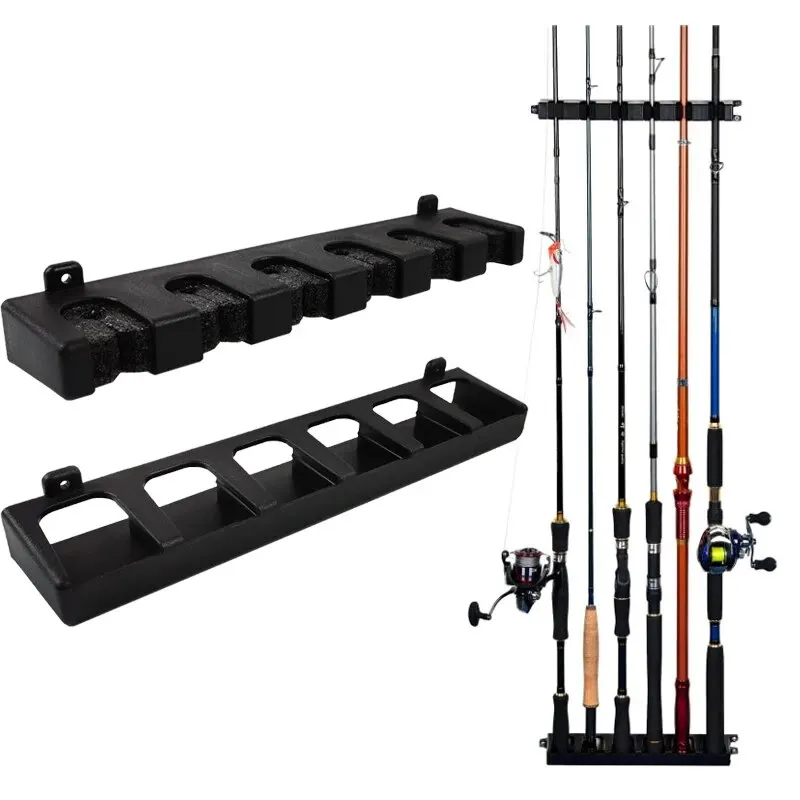 1 Stuks Hengel Gereedschap Verticale Display Stand Hengel Houder Muur Opknoping Vis Paal Rek