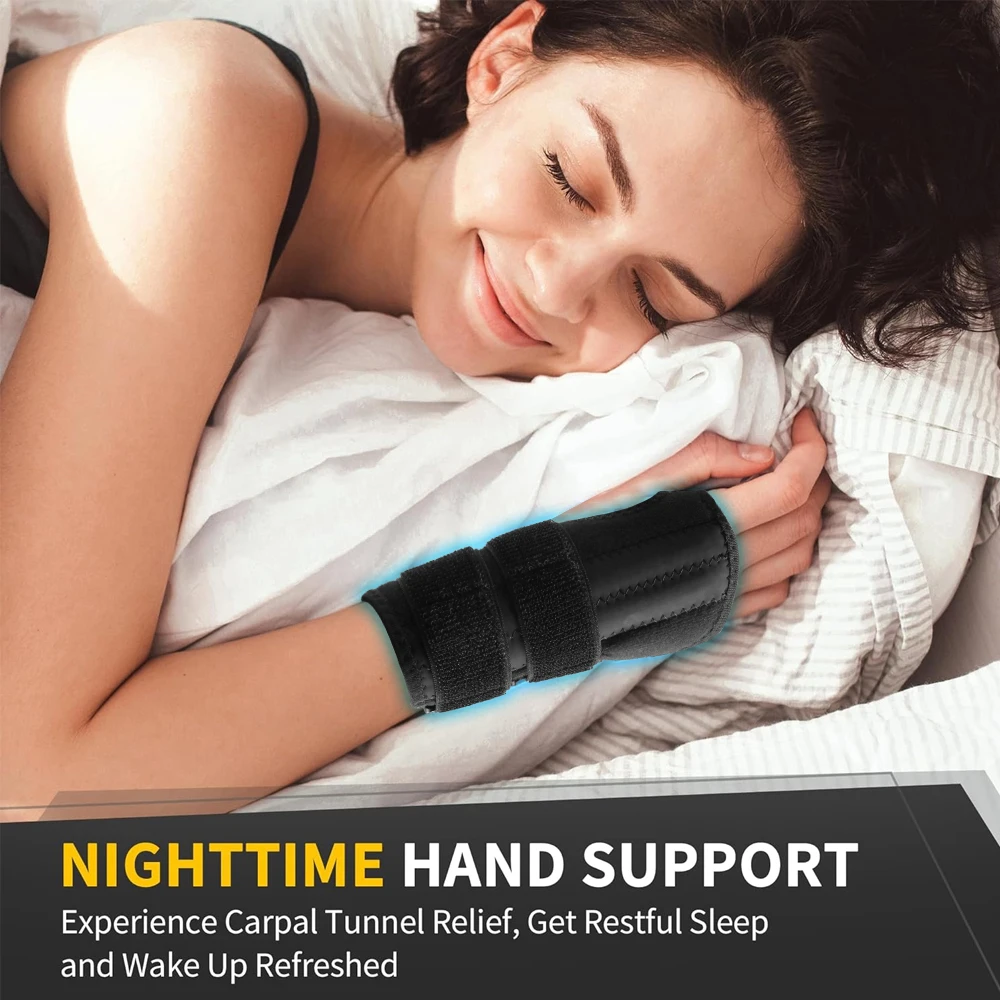 1 PC Professional สายรัดข้อมือ Splint โรคข้ออักเสบเข็มขัด Carpal อุโมงค์สายรัดข้อมือ Sprain ป้องกันข้อมือสําหรับ Fitnes