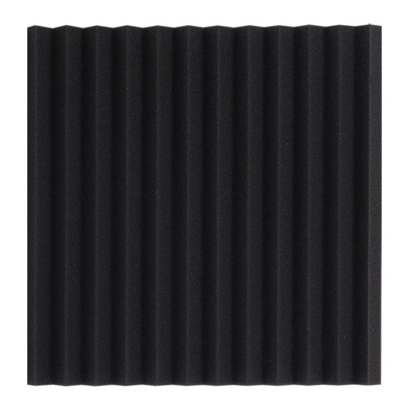 Material de absorção de estúdio de espuma de isolamento acústico de ranhura triangular 4PCS