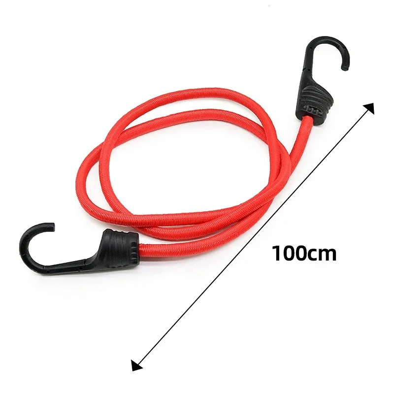 Rack de bagagem elástico para motocicleta, com ganchos, amarração ajustável, corda elástica para bagagem, cinto de fixação de carga, acessórios de bicicleta