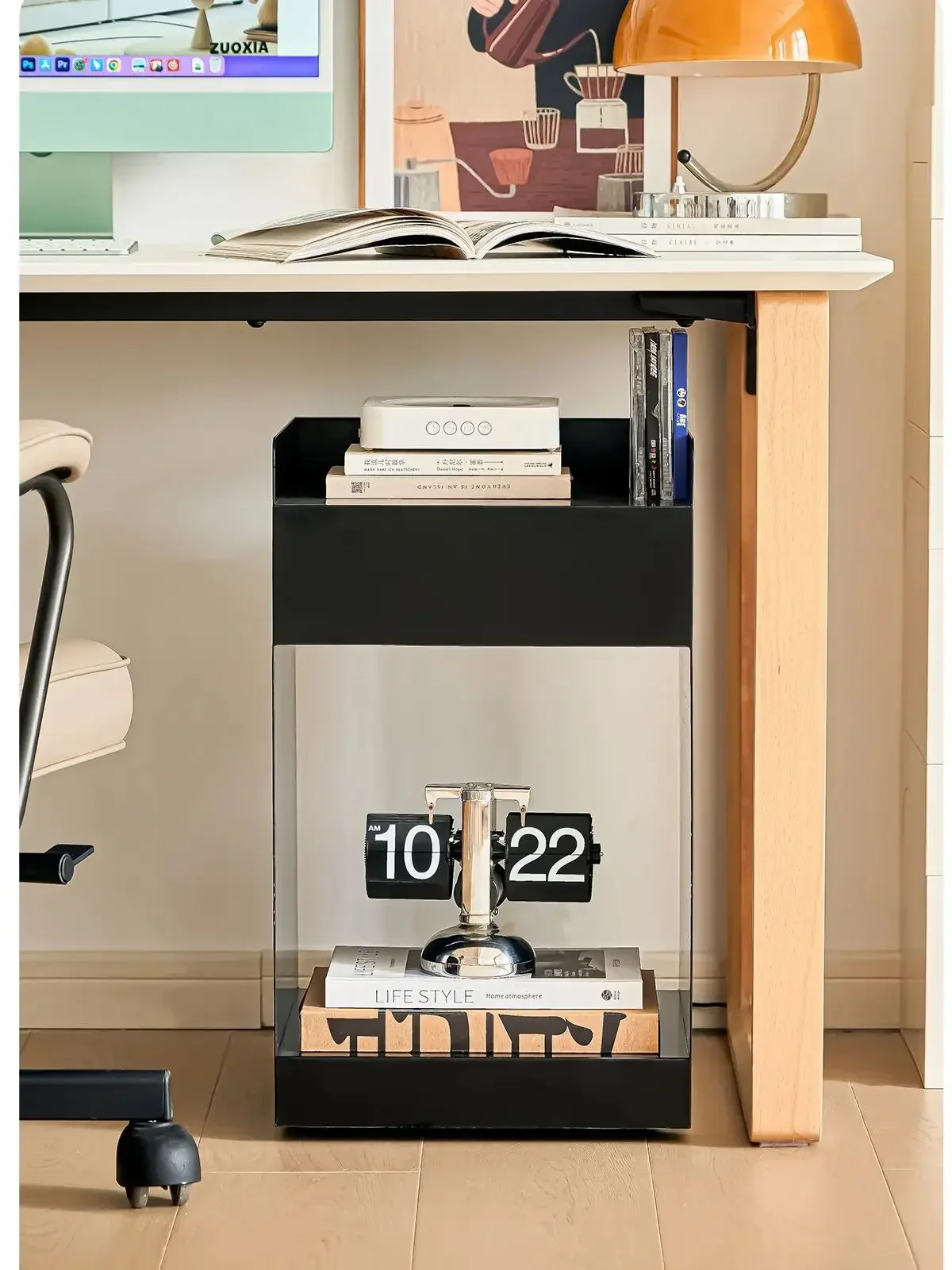 บ้านที่ถอดออกได้ตู้ข้างเตียง Nightstand โลหะเหล็ก Storage Locker โมเดิร์นโต๊ะ Bureau โซฟาด้านข้าง Sideboard