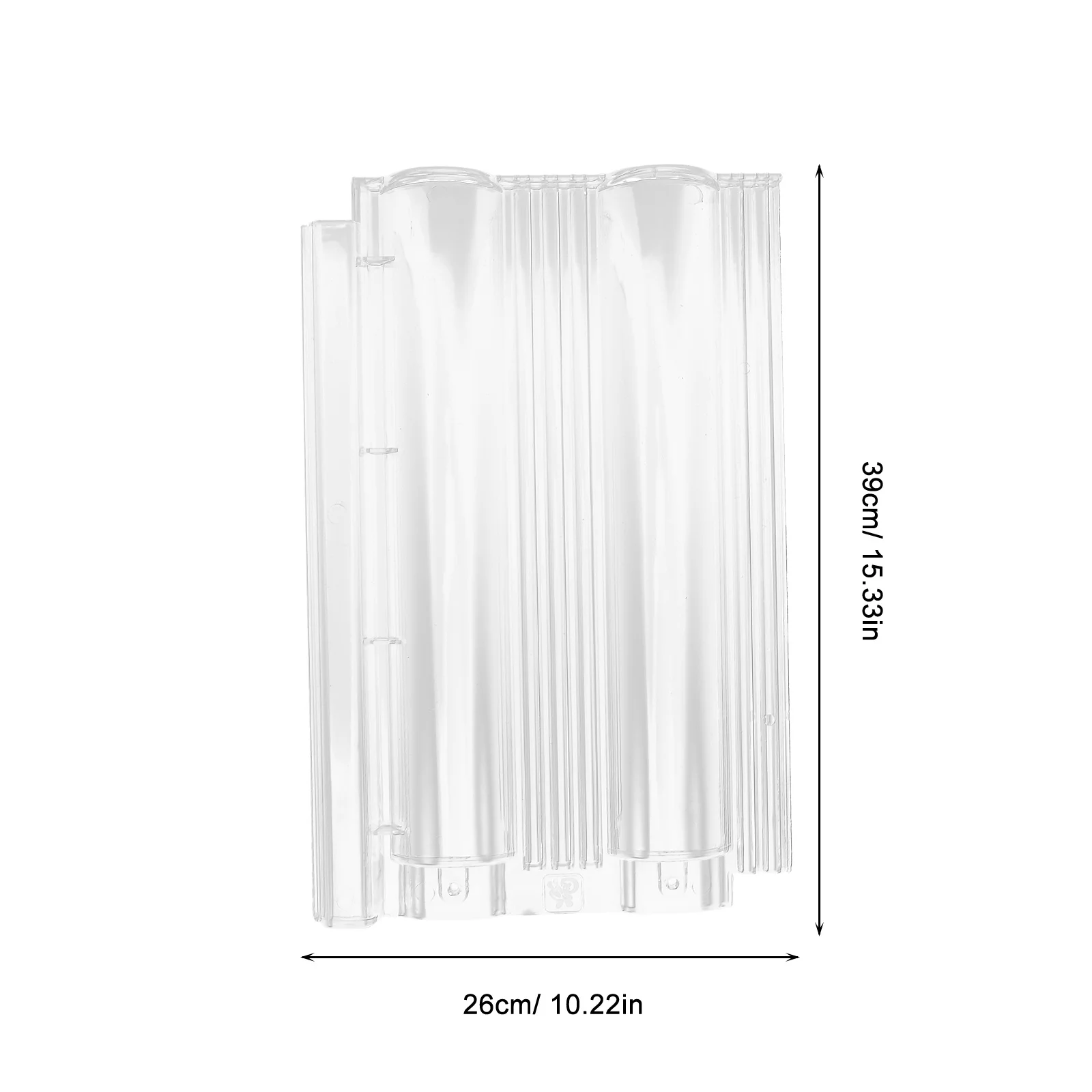 Panel de vidrio de alta transmisión de luz, elegante estructura ondulada combinada, suministros para techo de invernadero, paneles para techos de invernadero
