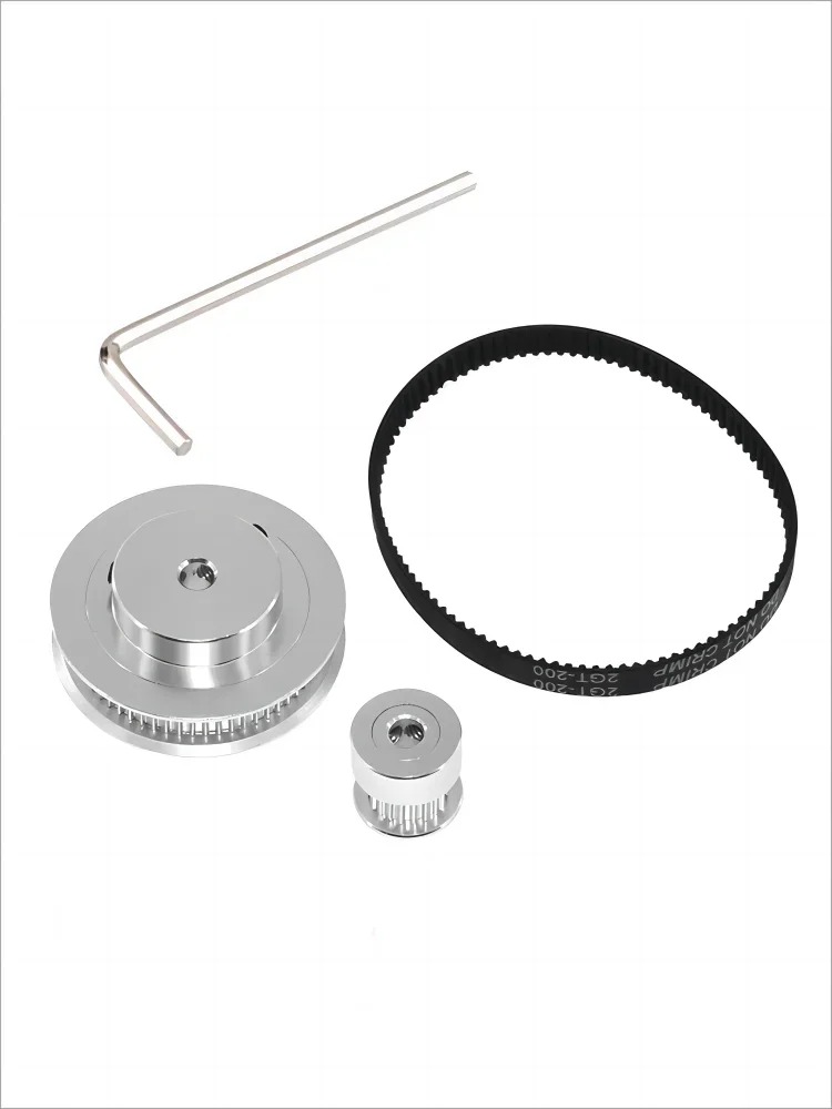 1:3drive laço fechado 2gt conjunto de polia de correia dentada 20 e 60 dentes furo 5 e 8mm para impressora 3d robô equipamento de automação de braço