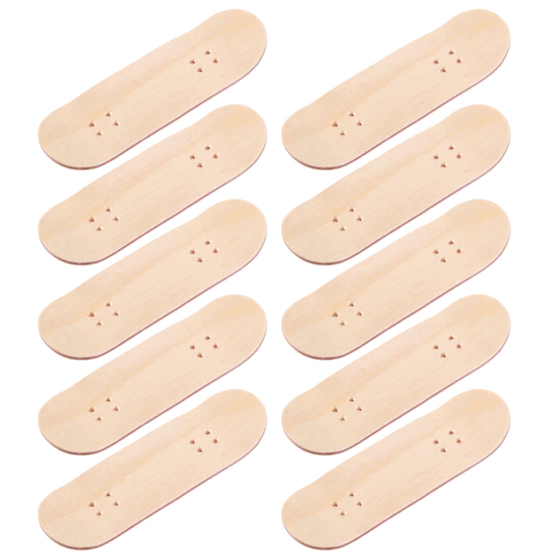 10 Stück neue Ersatz Holzbrett Finger Skateboard Teile für Finger Skateboards