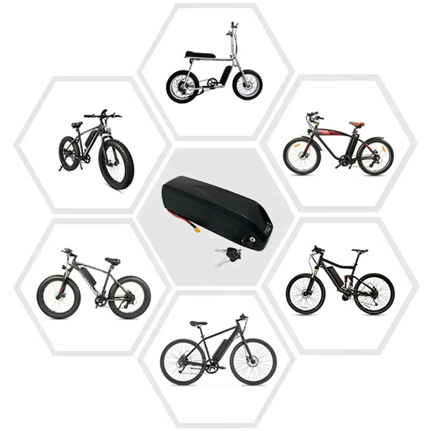 36V 48V 52V 30Ah 40Ah 50Ah 60Ah 18650 Hailong Battery For Bafang BBS02 BBS03 BBSHD Motor hailong battery 36v hailong 48v