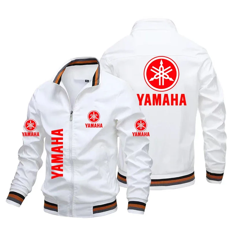 2025 nieuwe zomer heren Yamaha logo bedrukte aangepaste jas mode motorfiets bikerjack bomberjack herenkleding jassen