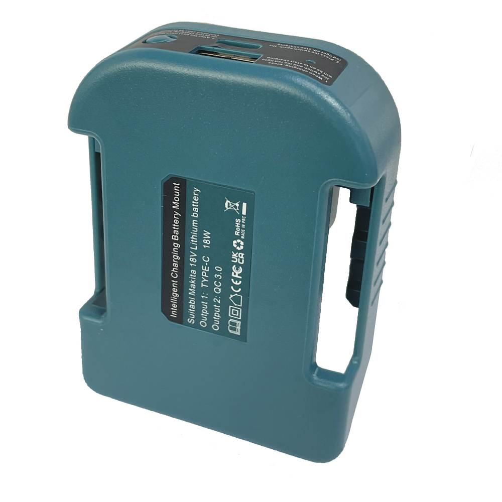 2pcs สําหรับ Makita 18V พร้อม USB Type-C แบตเตอรี่สําหรับ Makita 18V แบตเตอรี่ BL1840 BL1850 BL1860 Charger ADAPTER Fast CHARGING
