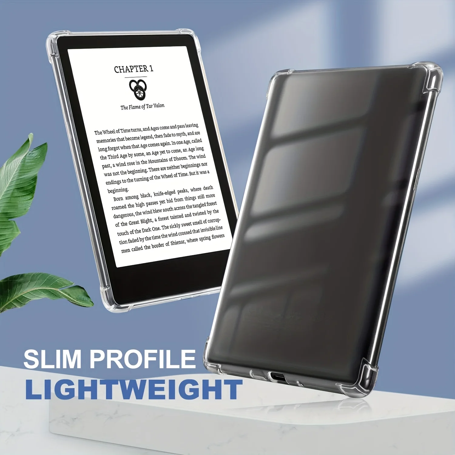 Clear Case for Kindle Paperwhite 5 4 3 2 1, for Kindle 11th/10th Generation, TPU Back Cover, Ultra Slim TPU Soft Cover