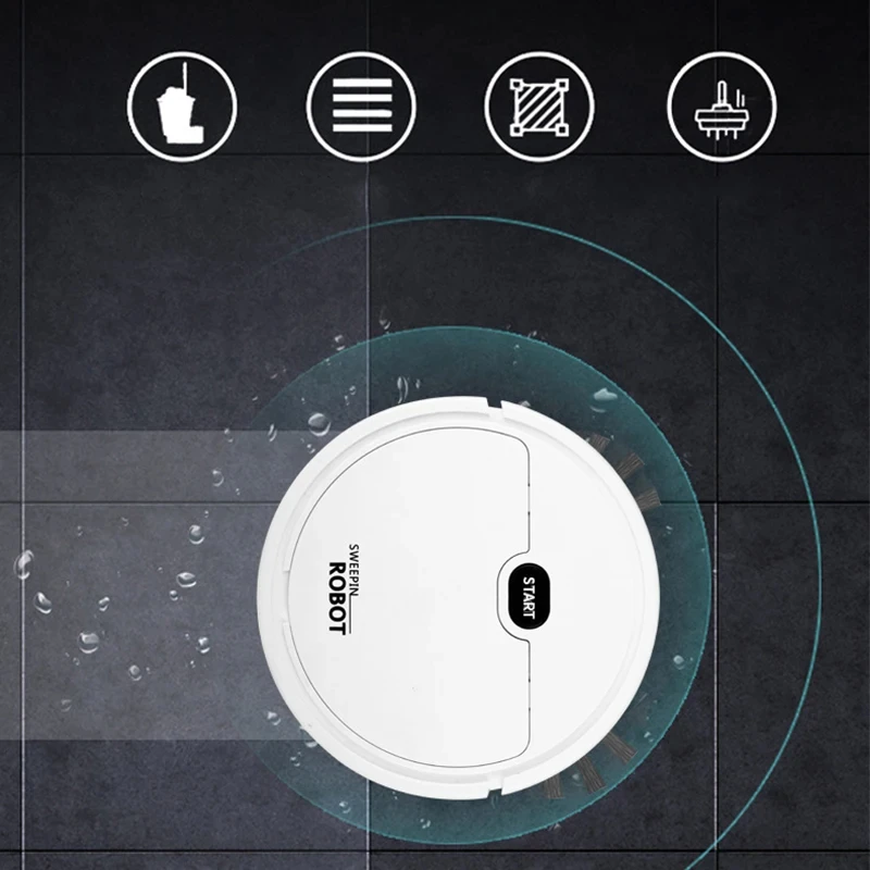 Xiaomi Automatic Sweeping Robot Cleaner 3-in-1 Smart Wireless Sweeping Clean Robot Strong Suction Intelligent Sweeper For Home