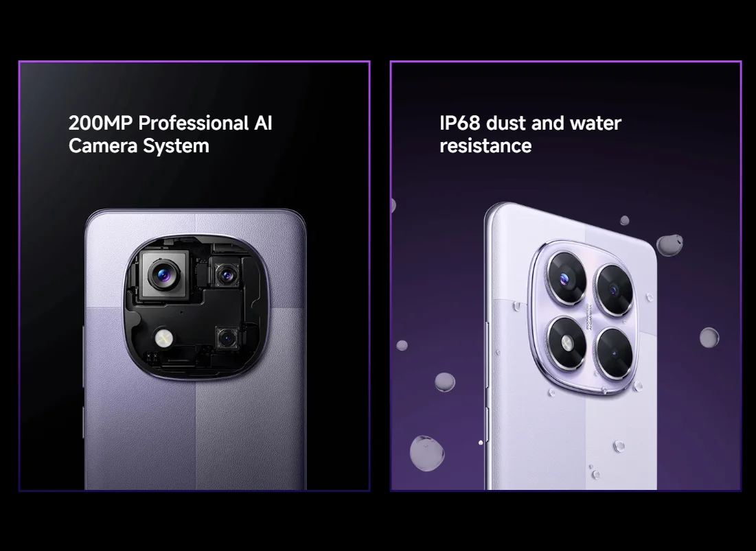 Smartphone com Ecrã AMOLED, Versão Global, Redmi Note 14 Pro, 5G, NFC, Tamanho 7300 + 200MP Câmara, 1.5K, 120Hz