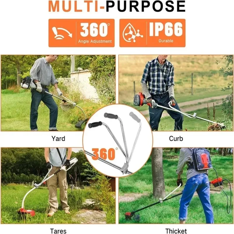 Trimmer Handle - Ergonomic Trimmer Grip Weeder Trimmer Handle Lawn Trimmer Handle for Lawn Care Trimmer Handle for Weed Whacker