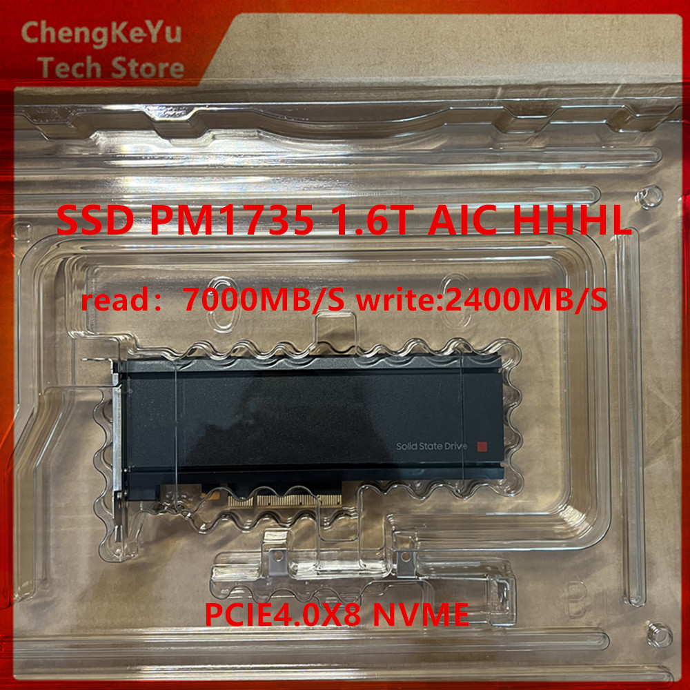 New&original Server Enterprise Solid State Drive PM1735 1.6T AIC Card PCIe 4.0X8 HHHL SSD For Samsung