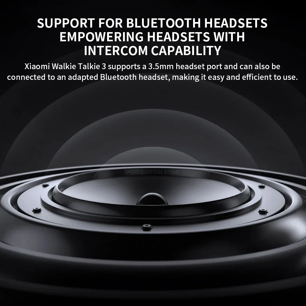 XIAOMI-walkie-talkie 3 con pantalla a Color de 2024 pulgadas, intercomunicador de seguridad para exteriores, modo Dual de espera de 13 días, distancia de llamada de 6km, IP65, 1,77