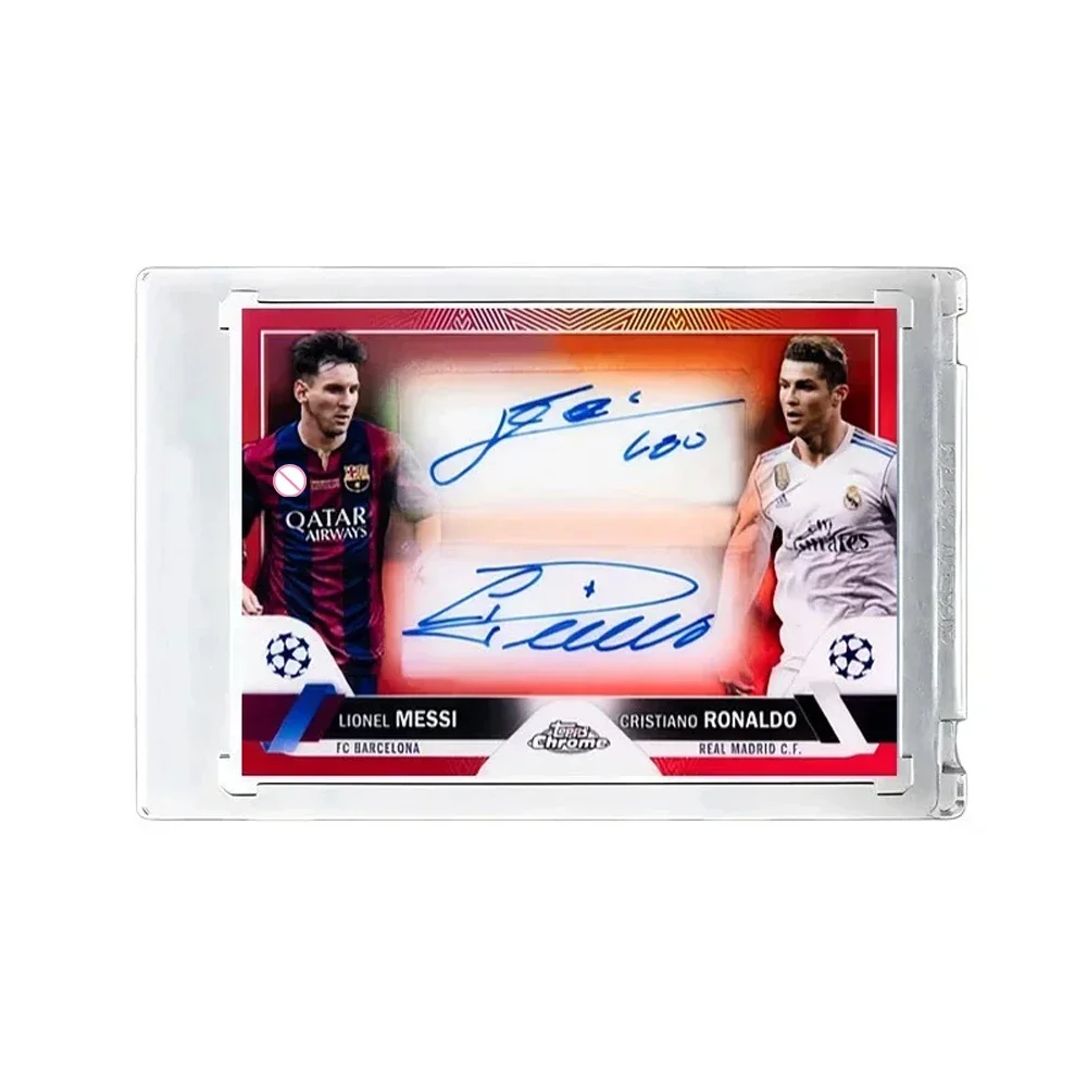 パニーニ自家製スター DIY カード メッシ ロナウド サイン入りコレクタブル カード クリスマス 誕生日プレゼント サッカー ボードゲーム周り