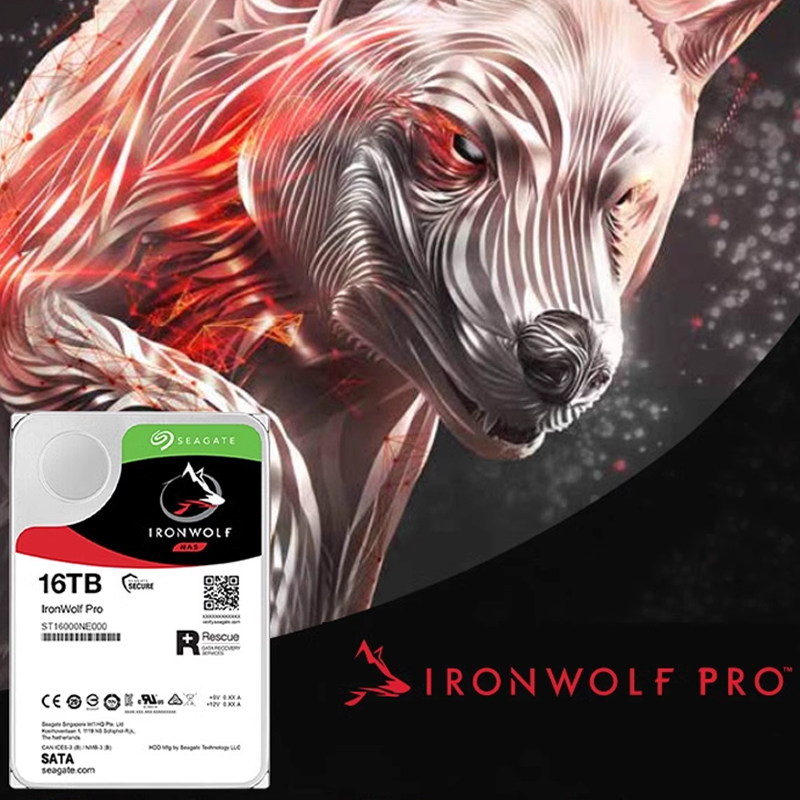 (ST16000NE000) FÜR Seagate IronWolf Pro 16 TB interne 7200 U/min 3,5-Zoll-Festplatte NEU