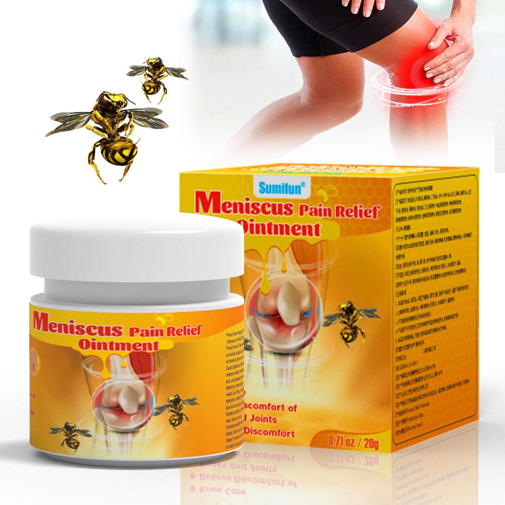 5PCS/lot Bee Knee Pain Relief Cream Meniscus Sprain Medical Plaster Arthritis Rheumatoid Joints Analgesic Ointment Support Care