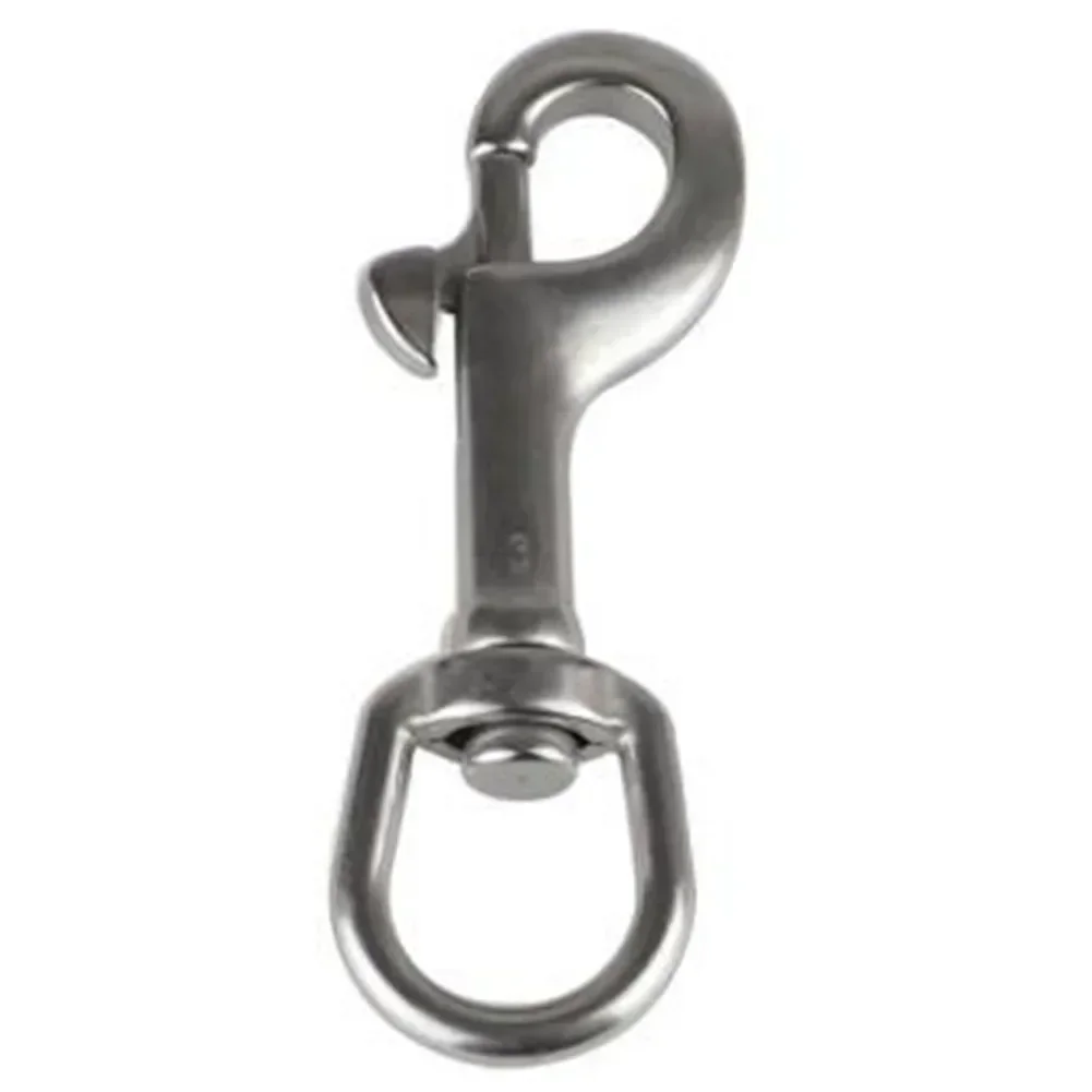 Stainless Steel Swivel Eye Bolt Snap Spring Hook For Scuba Diving Pet Leash Flag For Diving Hook For Pet Leash/Camping Tent