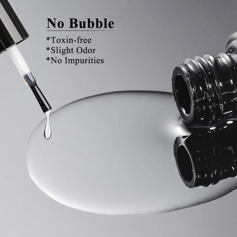 พบกับข้าม 7ml Base Top Coat เจล Polish Soak Off กึ่งถาวร UV เจลเล็บเคลือบเงาฐานเจล Top Coat เจลเคลือบเงาเล็บ