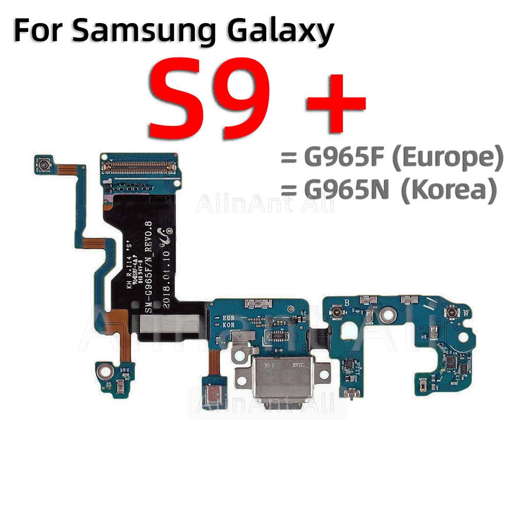 Aiinant-USB充電ドックボードポート、充電器コネクタ、Samsung Galaxy s8、s9 plus、g950f、g955f、g960f、g965f用のフレックスケーブル