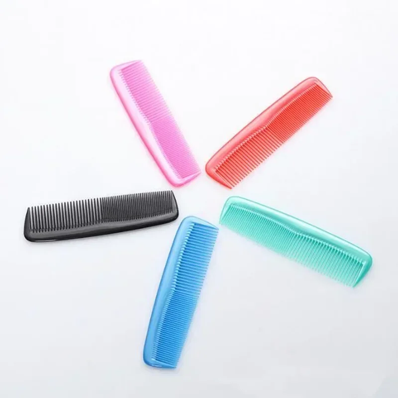 Mini Doppel Seite Haar Pinsel Pro Bärte Kamm Anti-statische Haar Kämme Kunststoff Barber Haar Kamm Salon Zubehör Haar Styling werkzeuge