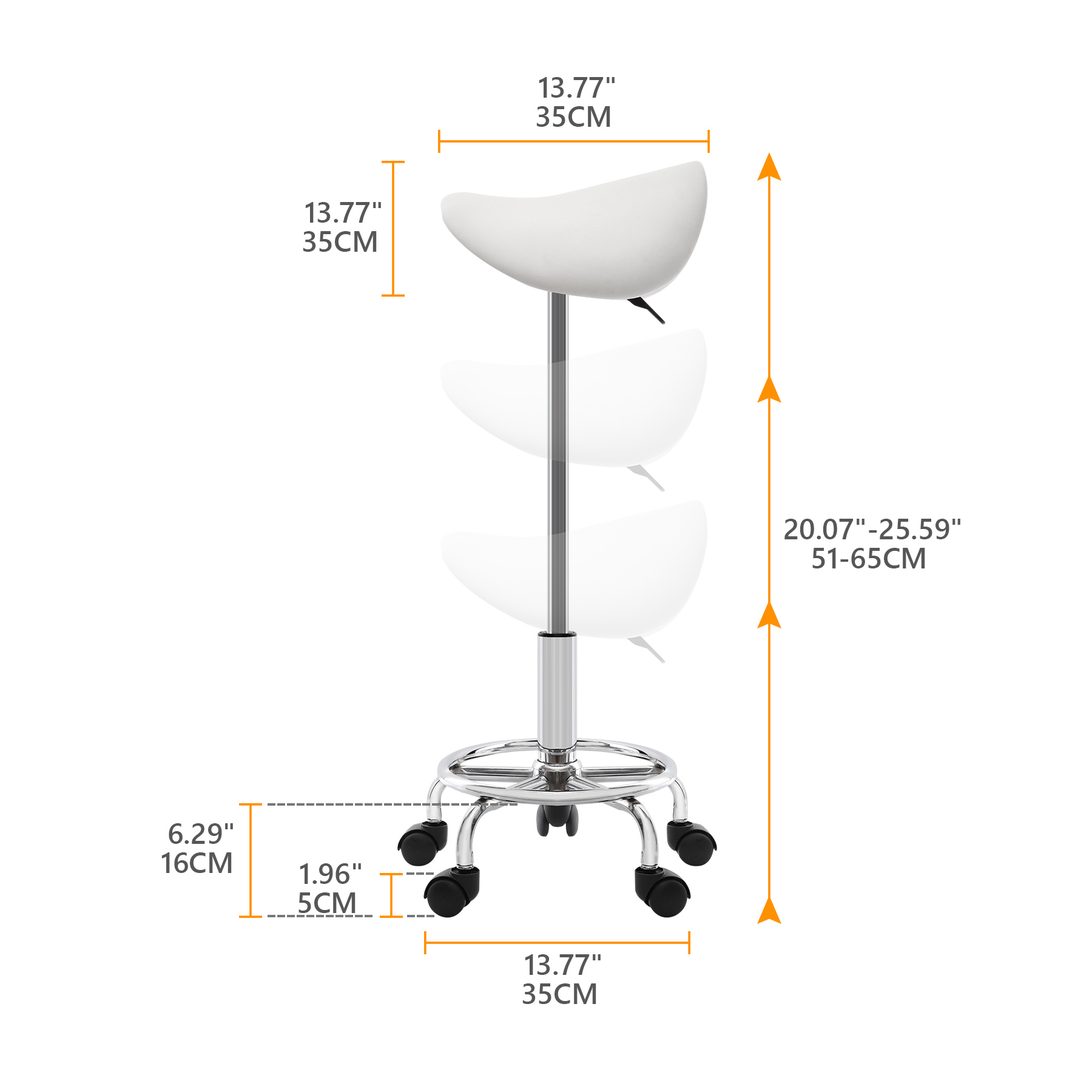 (Schiff ab EU) hydraulischer Sattels alon Hocker Massage stuhl Tattoo Gesichts Spa Büro