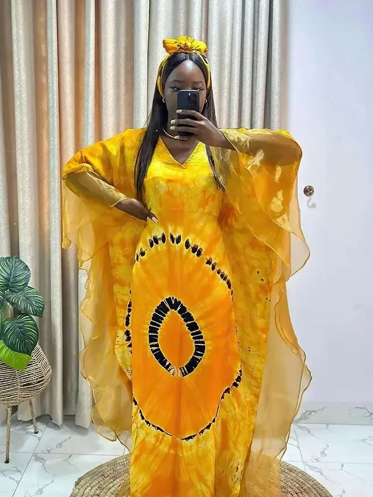 ชุดแอฟริกันสําหรับผู้หญิงแบบดั้งเดิมแอฟริกาเสื้อผ้า Dashiki อังการาชุดชุด Abayas Robe มุสลิม Kaftan Maxi ชุดยาว 2024
