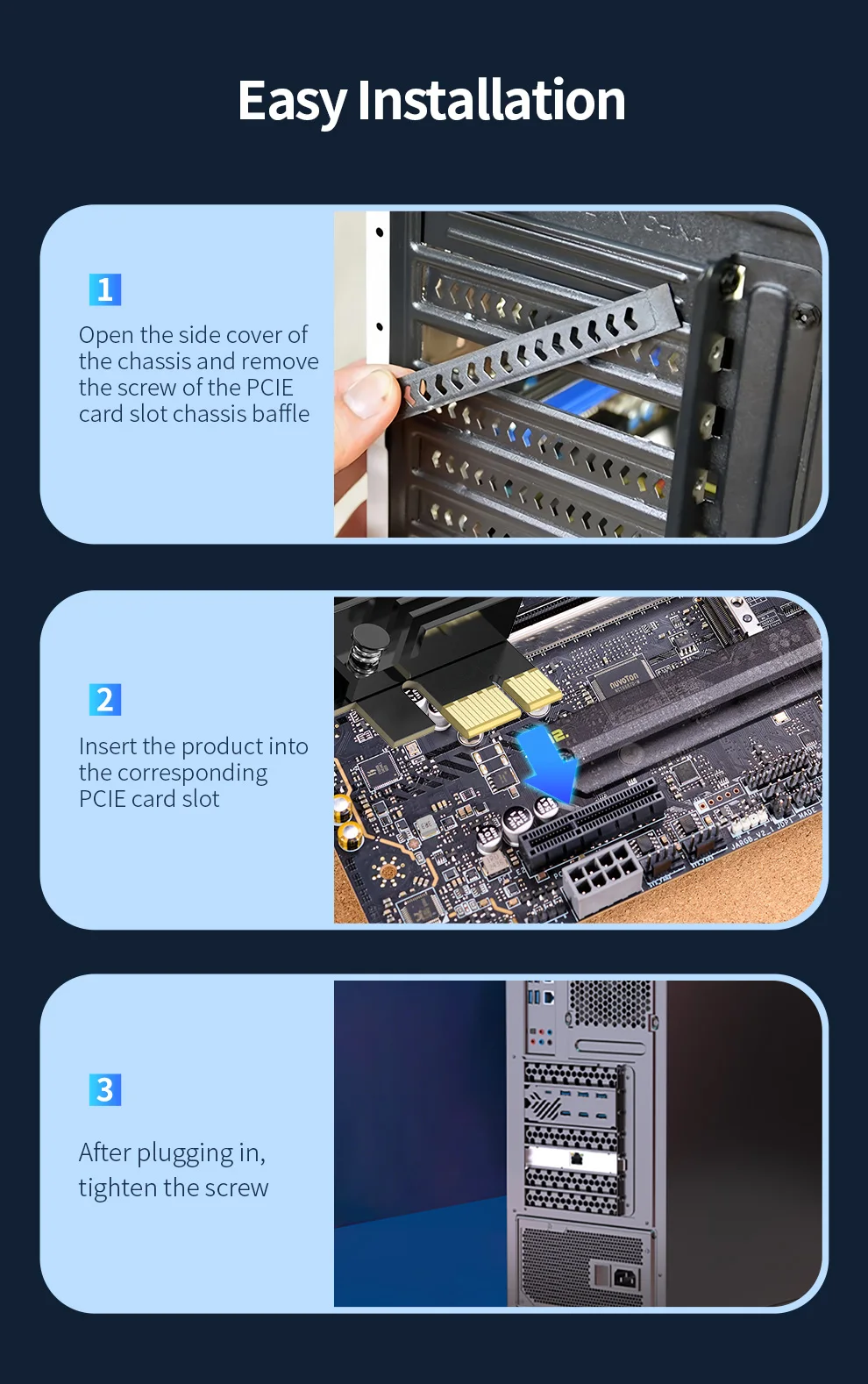 НОВАЯ сетевая карта 5G PCIE RTL8126-VB-CG чип Gigabit Ethernet PCI Express 3.1 X1 к RJ45 PCI-E LAN NIC 5000 Мбит/с 5 Гбит/с для настольных ПК