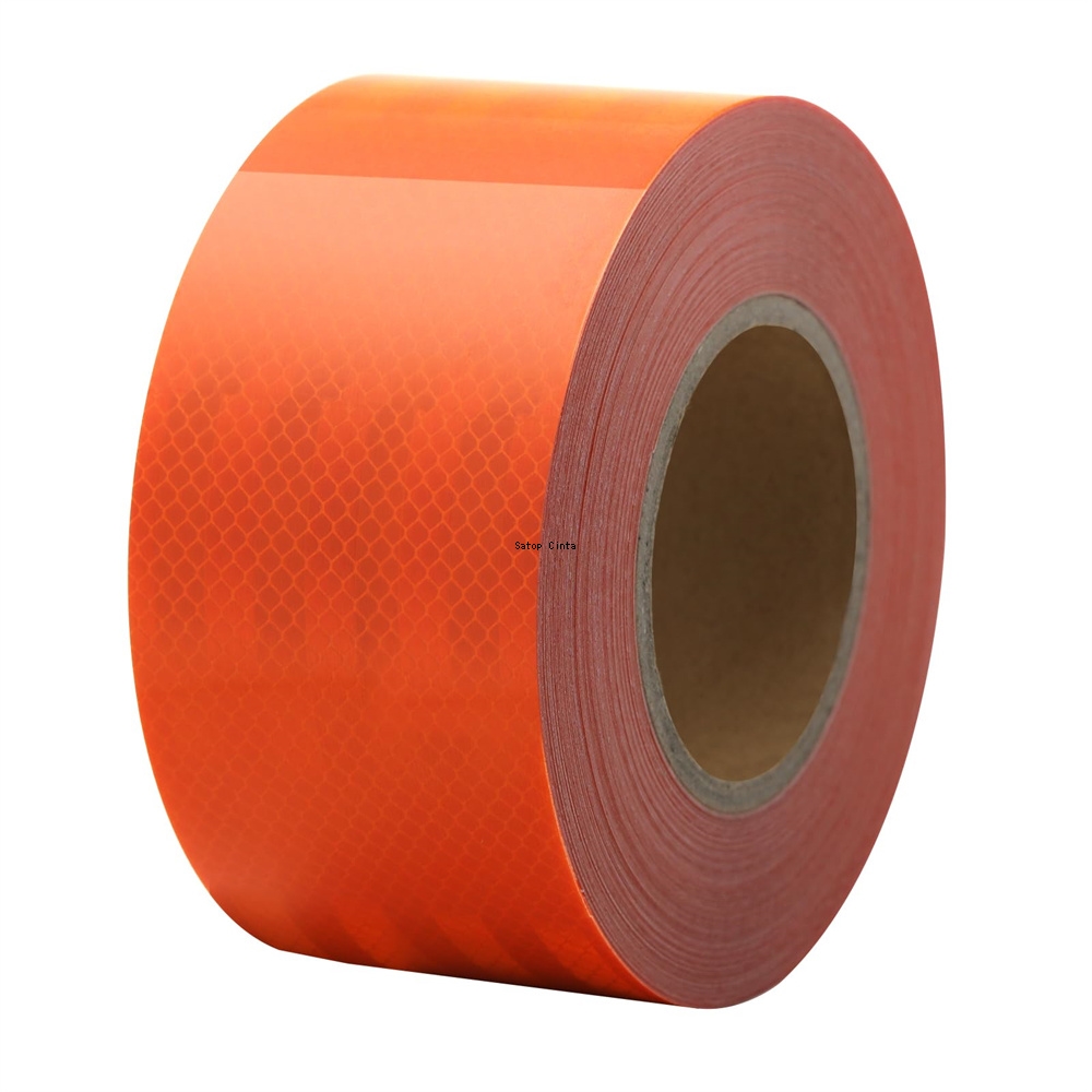 10 cm Reflektor Aufkleber Sicherheit Wasserdicht Klebstoff Auffälligkeit Rot Weiß Fluoreszierende ReflectiveTape DIY 1M Für Auto Anhänger Lkw