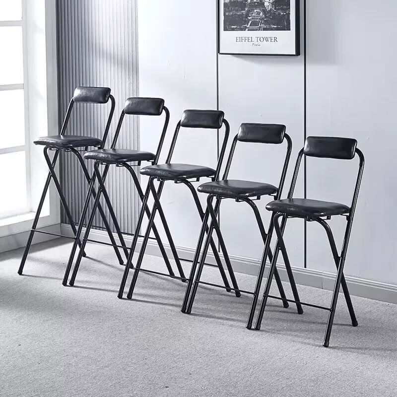 Tabouret High Kitchen Bar Stools Accessories Counter Folding Portable Stool Chair Footrest Dining Table Sillas Altas Para Barra