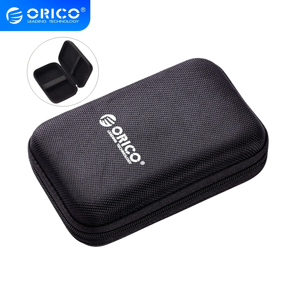 ORICO 2.5 Inch HDD Box Bag  Portable Hard Drive Bag for External Portable HDD Hdd Box Case Storage Protection Black/Red/Grey