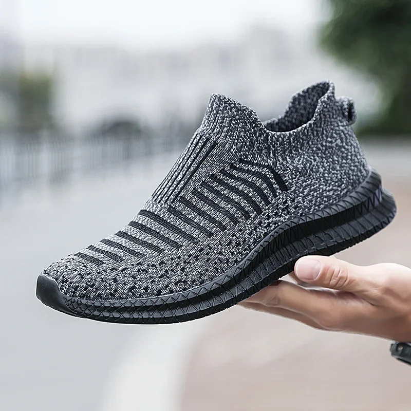 2025, atmungsaktive Herren-Freizeitschuhe, leichte Outdoor-Wanderschuhe für Herren, rutschfeste Herren-Turnschuhe, Slip-on-Flats, vulkanisierte Schuhe