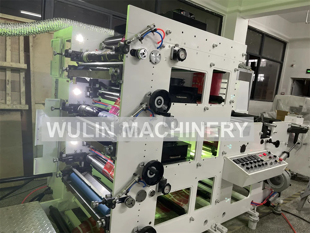 Mesin cetak Flexo label perekat Web sempit