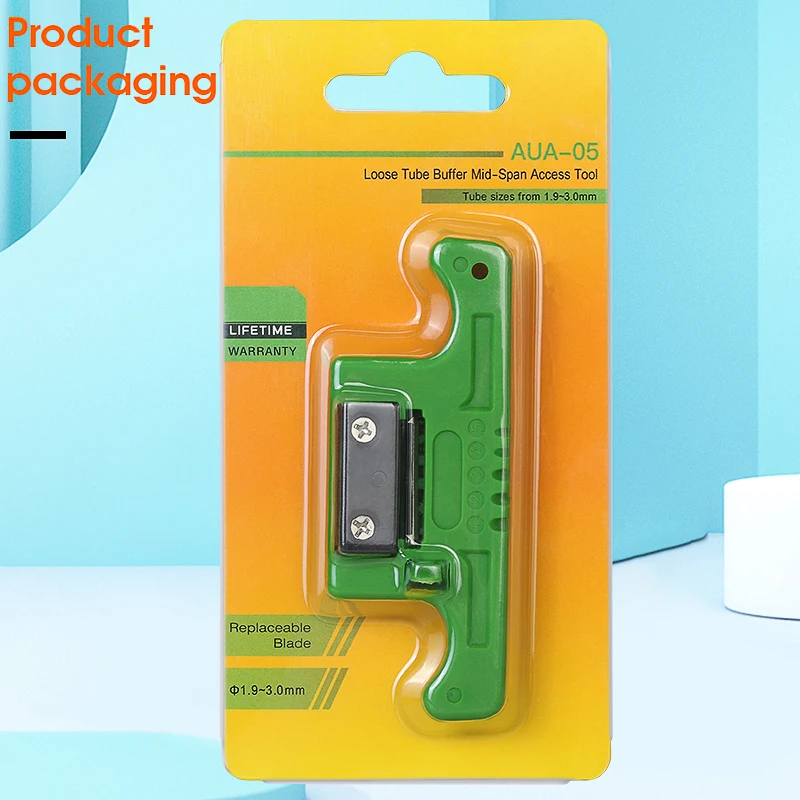 HMSAT-5 Fiber Cable Ribbon Stripper FTTH Fiber Optic Stripping 1.9~3mm MSAT5 Access Tool Kit Loose Buffer Tube Stripper AUA-05