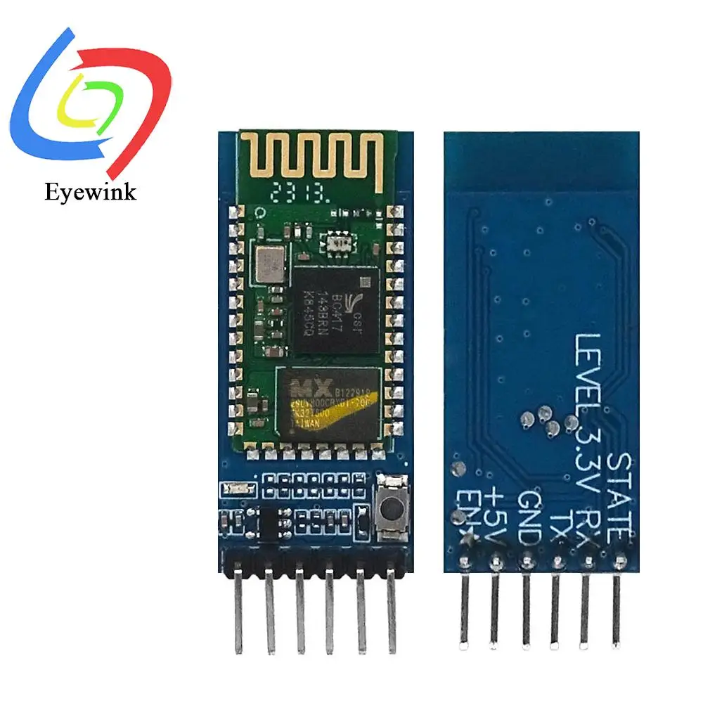 HC-05 HC-06 Master-Slave 6Pin/4Pin Anti-Reverso Integrado Bluetooth Módulo de Passagem Serial Serial Sem Fio para Arduino