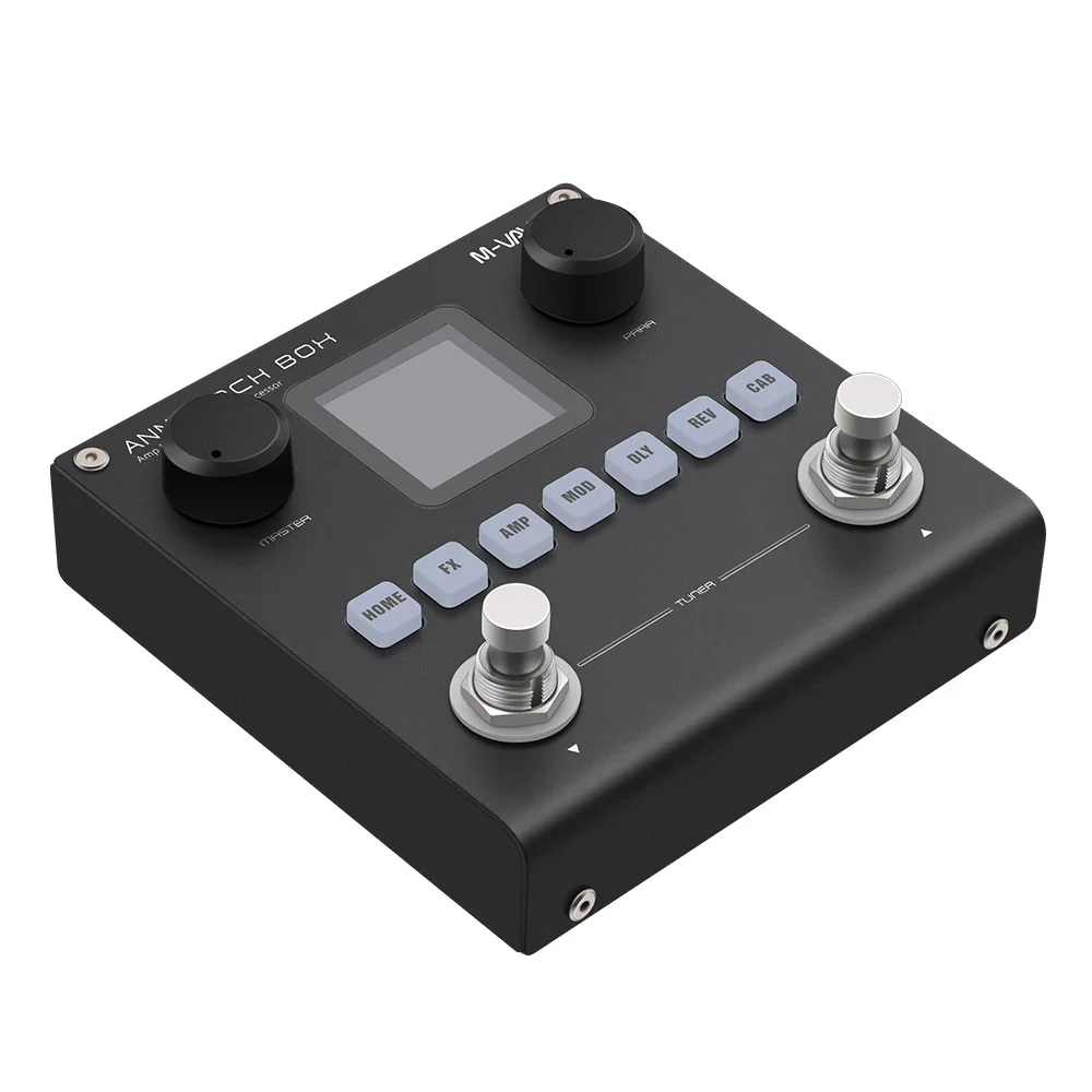 M-VAVE ANNBLACH BOX pédales d'effet guitare/basse AMP modeleur processeur multi-effets Rechargeable pour guitare électrique basse