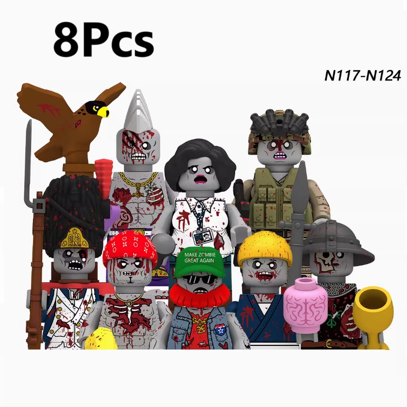 WM6205 小説恐ろしい映画ハロウィンカボチャ魔女修道女吸血鬼ゾンビビルディングブロックミニアクションフィギュアおもちゃ