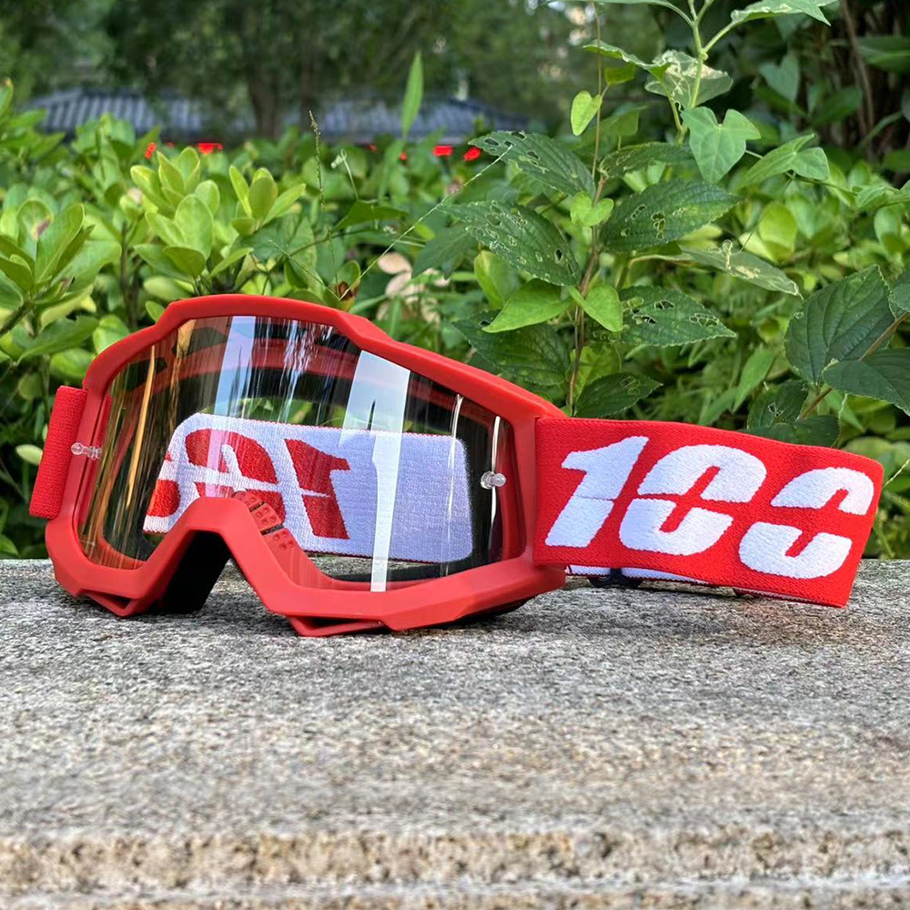 Motocicleta Racing Goggles, Motocross Goggles, MTB Ciclismo Óculos, Alta Qualidade, 100