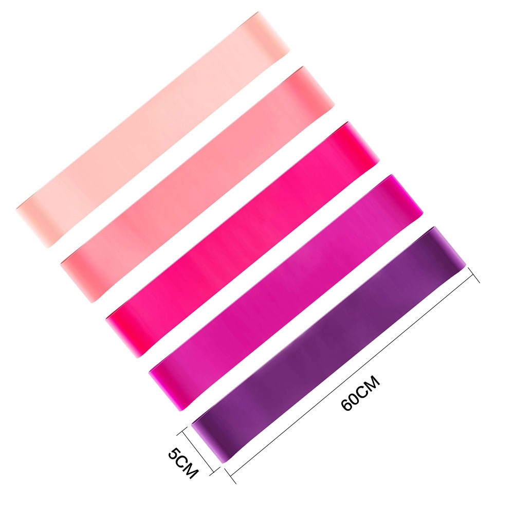 Bandas de resistencia para hacer ejercicio, bandas elásticas de bucle de ejercicio, juego de bandas elásticas para principiantes de Yoga para piernas de botín, flexibles de Pilates