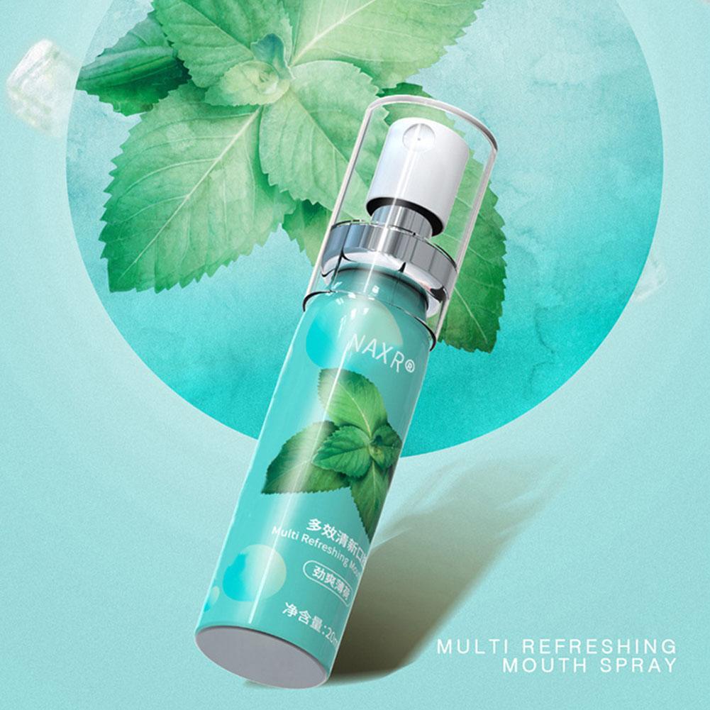 Fresh Breath Mint Peach Mouth Spray Probiotics Breath Freshener Effective Lasting Bad Breath Spray Toothpaste Lasting Freshnes