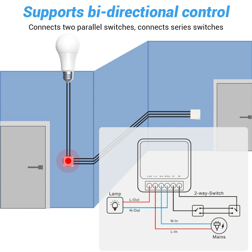 Novo interruptor inteligente zigbee 16a para aplicativo ewelink zigbee 3.0 hub controle bidirecional extensor de roteador zigbee alexa google home assistant mqtt