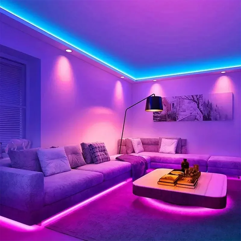 2835 45leds/m tira de luzes led 24 chave ir controle remoto diy backlight tv luz cinto flexível gabinete luz para decoração casa