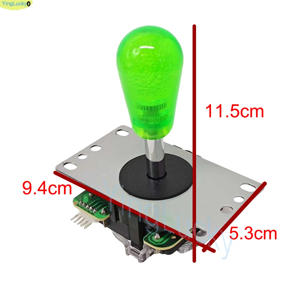 Kit de jogo de fliperama diy para 2 jogadores, para pc raspberry pi com botões led, joystick estilo americano, cabos codificadores usb mame jamma