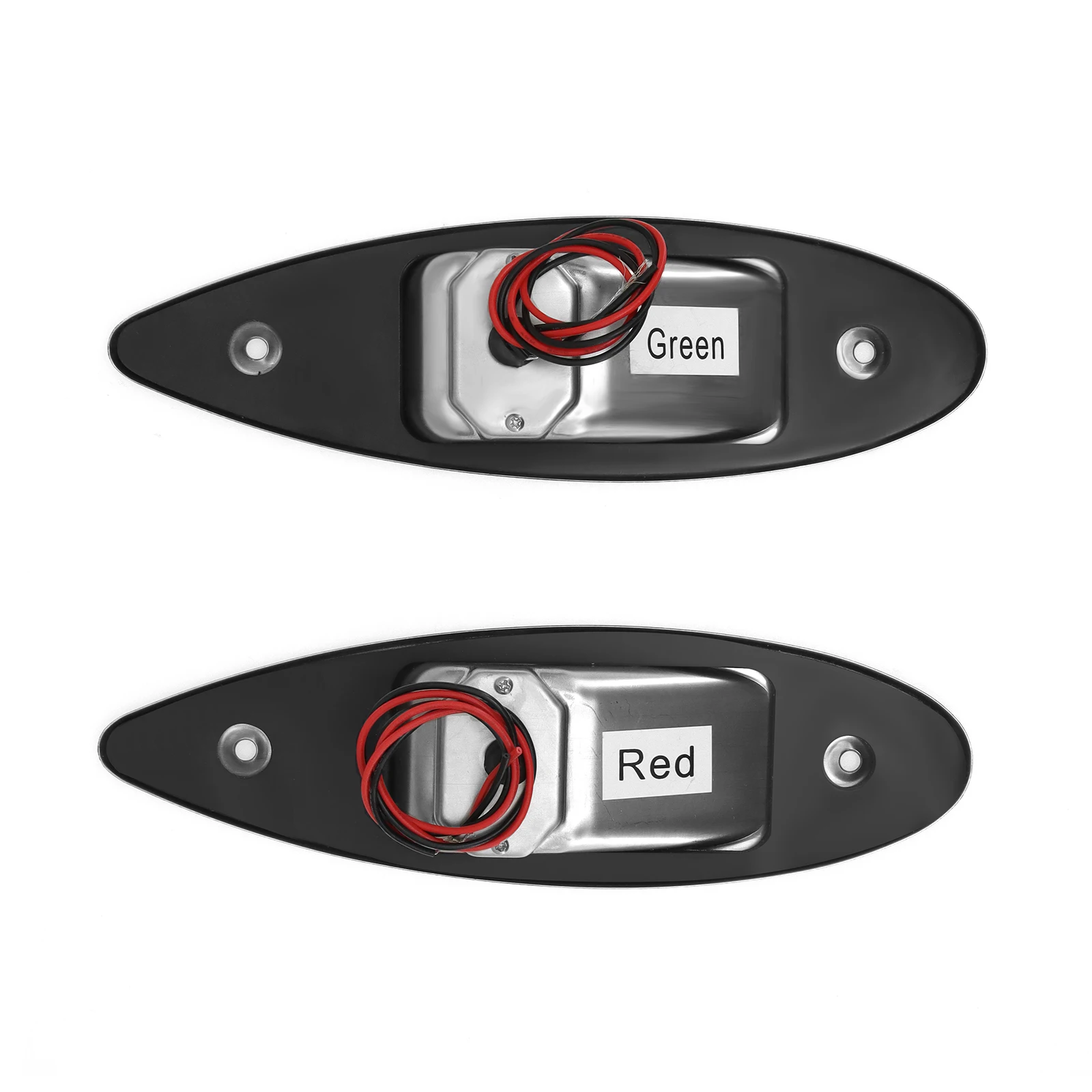 12V LED Navigationslicht Marine Boot Signal Warnung Wasserdichte Lampe Boot Seite Bug Pontons Licht Korrosionsbeständig Rot & Grün