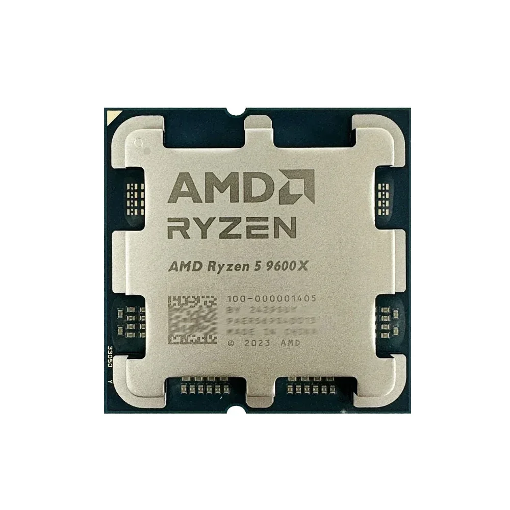 NEW AMD Ryzen 5 9600X 65W 4NM L3=32M 5.4GHz 6-Core 12-Thread R5 9600X Gaming Processor DDR5 Socket AM5 But No Fan