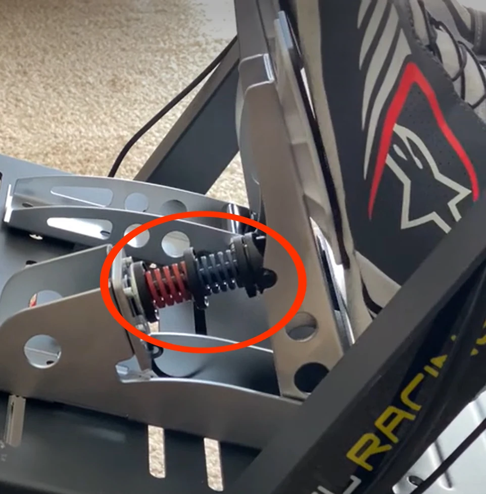 Spring Mod for Fanatec CSL Brake Pedal, DIY Kits
