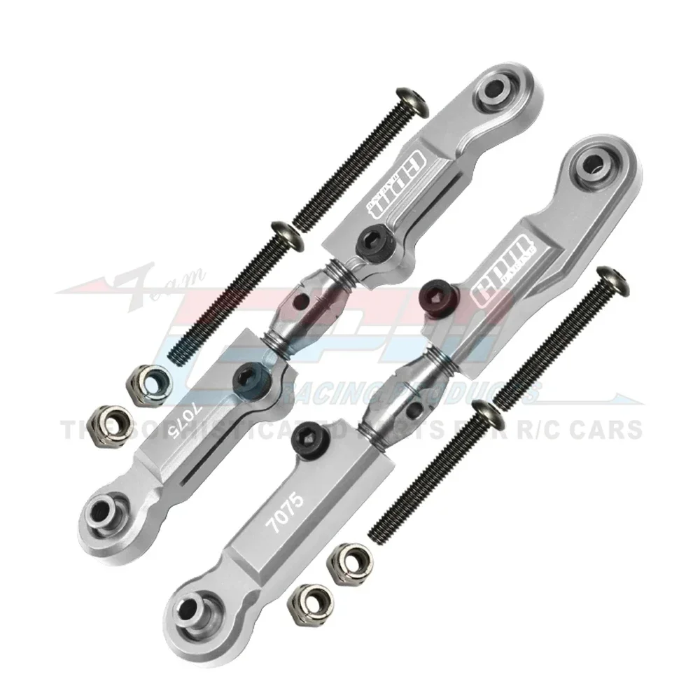 GPM joran dasi lengan atas belakang baja tahan karat AR330214 + AR330230 untuk ARRMA 1/7 FELONY INFRACTION LIMITLESS V2 1/8 TYPHON 6S